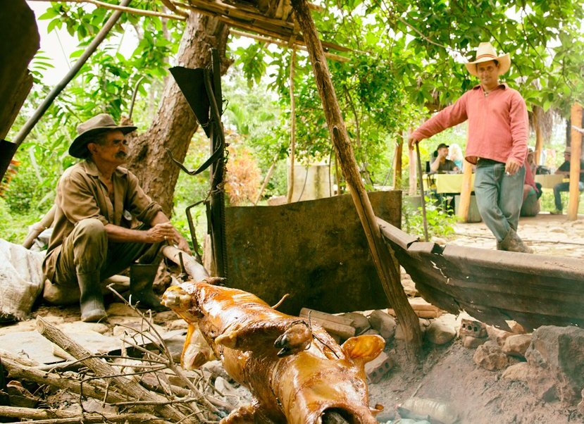 Jale el taburete y sírvase Cabaiguán, pone la cena