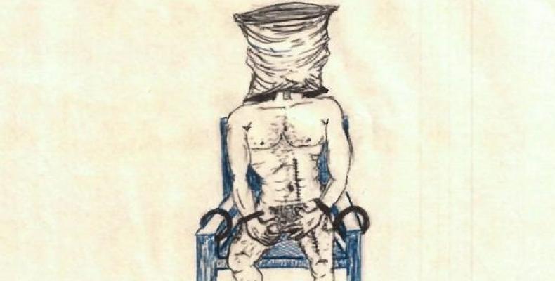 Ex preso de la CIA en Guantánamo revela las torturas sufridas a través de dibujos