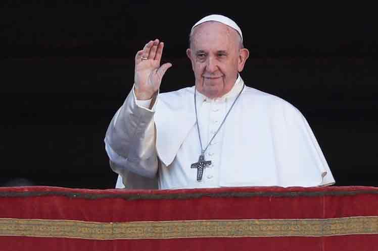 Realiza papa Francisco llamado a la paz, justicia y reconciliación