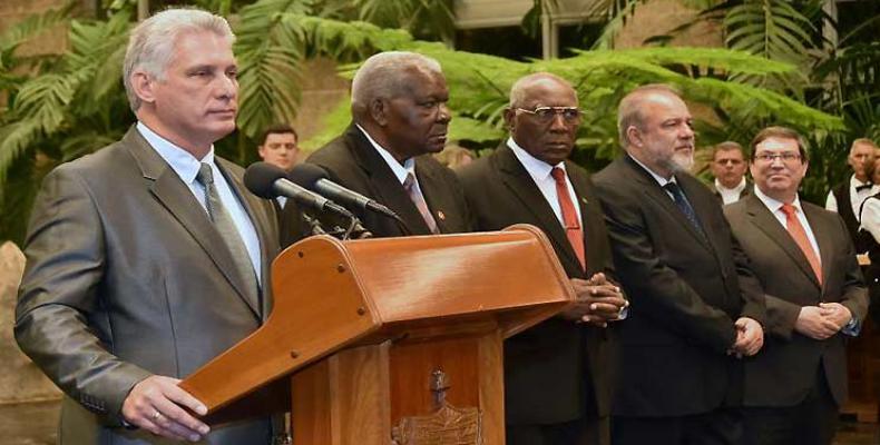 Díaz-Canel dialogó con el Cuerpo Diplomático acreditado en Cuba