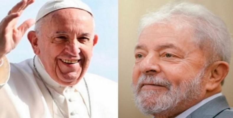 Papa Francisco recibe hoy a Lula