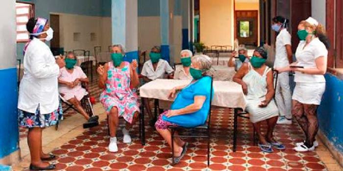Continúan protegidos adultos mayores residentes en el hogar de ancianos de Cabaiguán