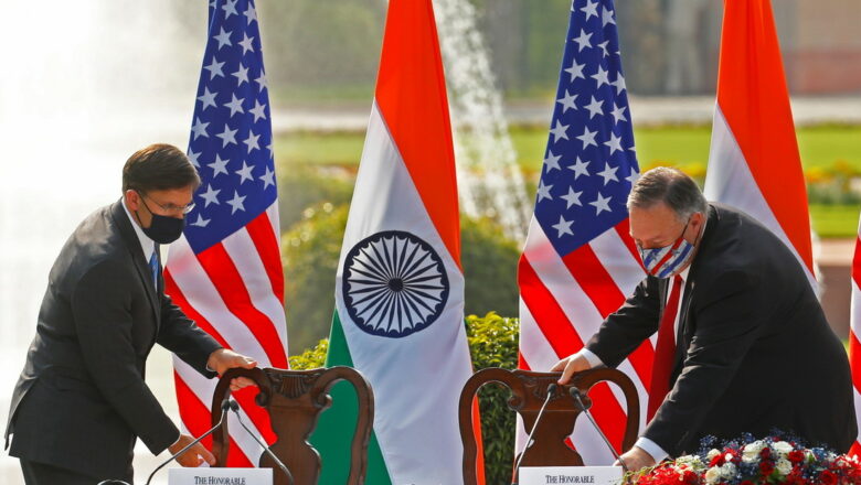 Firman EEUU y la India pacto militar con su mirada en China