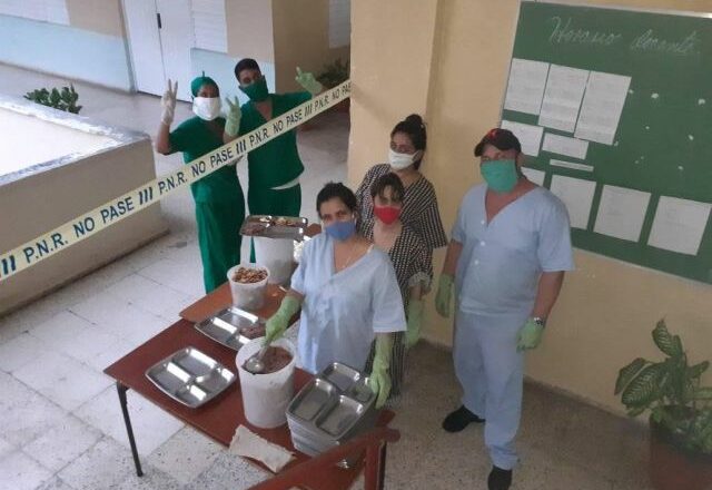 Escuela Pedagógica devenida centro hospitalario para la atención a pacientes con Covid-19