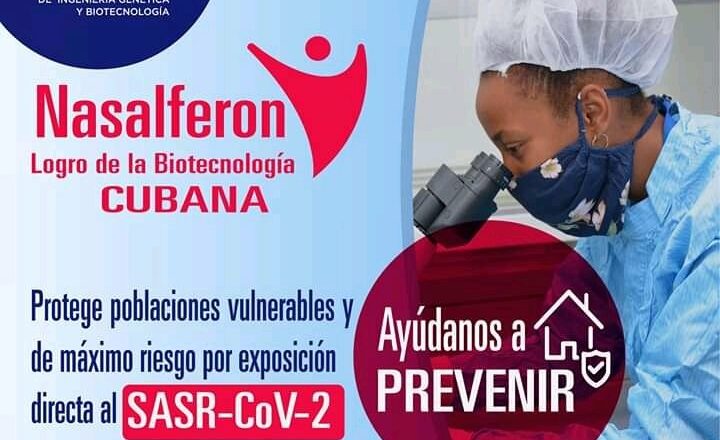 Administrarán en Cabaiguán antiviral Nasalferón a personas que enfrentan la COVID-19