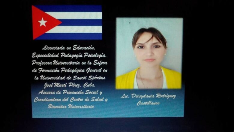 Participó pedagoga cabaiguanense en foro virtual internacional FISU-América 2020