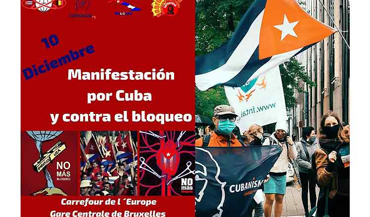 Realizarán en Bélgica movilización de solidaridad con Cuba
