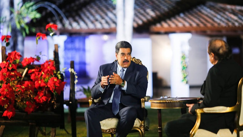 Presidente de Venezuela concede entrevista al periodista francés Ignacio Ramonet