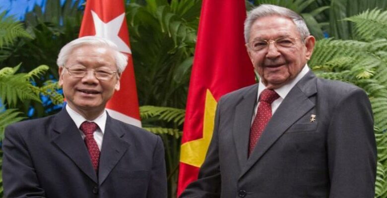 Raúl Castro sostuvo conversación telefónica con Nguyen Phu Trong tras congreso partidista