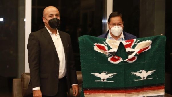 Inició presidente boliviano visita oficial a México