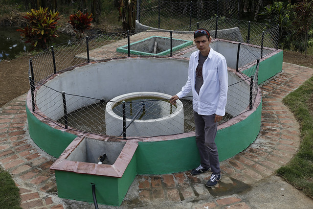 Ingeniero Alexander en el biogás