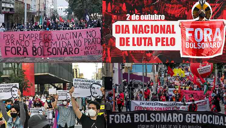 Brasileños nuevamente a las calles con el grito Fuera Bolsonaro