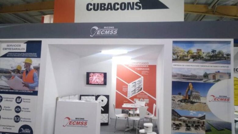 El Micons espirituano en la Feria Internacional de la Construcción