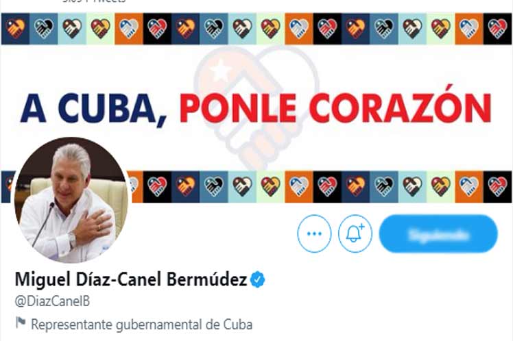 Twitter Diaz Canel