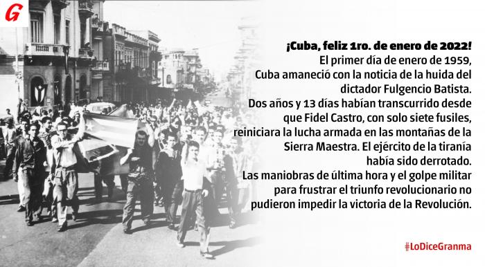 Cuba agradece mensajes de felicitación por aniversario 63 del triunfo de la Revolución