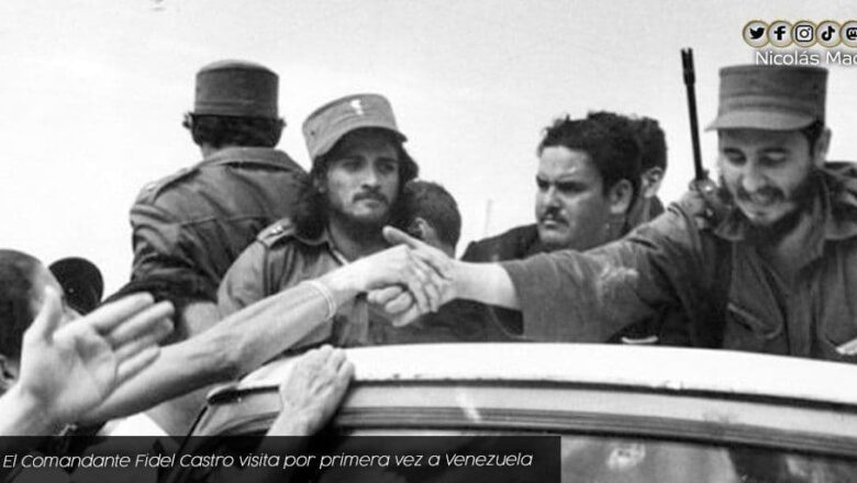 Maduro celebra aniversario 63 de la visita de Fidel Castro a Venezuela