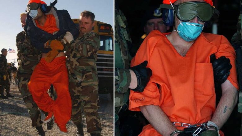 New York Times publica  imágenes inéditas de la llegada de los prisioneros a Guantánamo (+fotos)