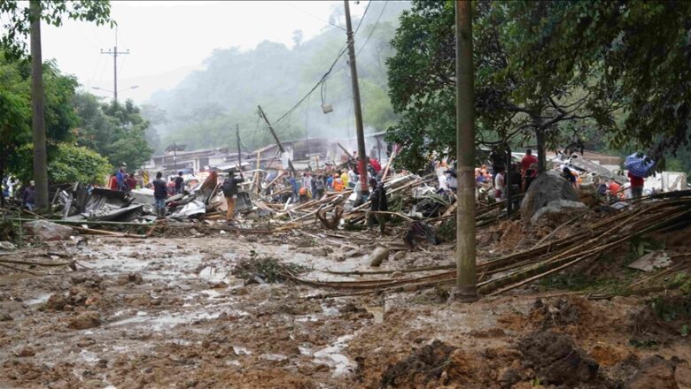 Aumenta a 16 cifra de fallecidos por deslizamiento en Colombia