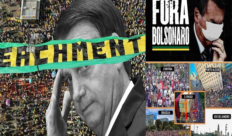 Piden en Brasil destitución y encierro de Bolsonaro