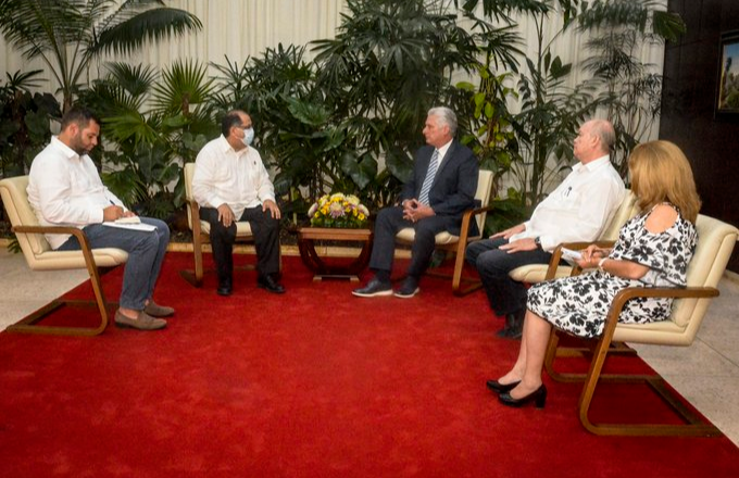 Agradece presidente Díaz-Canel apoyo del PNUD a Cuba