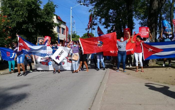 Reiteran trabajadores cabaiguanenses apoyo a la Revolución cubana