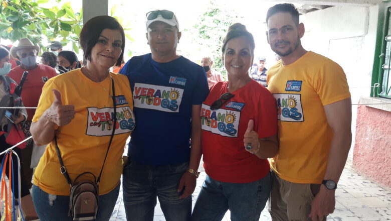 Feria de oportunidades de TRD Caribe en Sancti Spíritus llegó este sábado hasta el Consejo Popular de Neiva en Cabaiguán