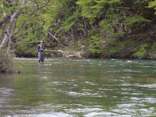 La pesquería en el  Río “Las Vueltas”