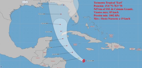 Tormenta tropical Ian se intensificará este domingo