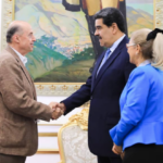 Sostienen reunión en Caracas el presidente de Venezuela y canciller de Colombia