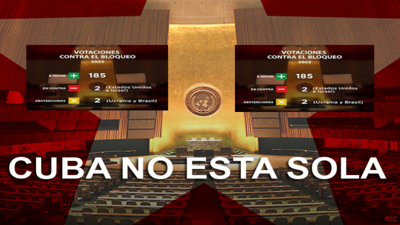 Reclamo de Cuba contra el bloqueo triunfó en ONU por trigésima ocasión