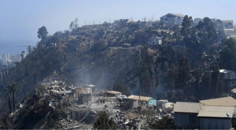 Chile: Gobierno logra contener incendio en Viña del Mar