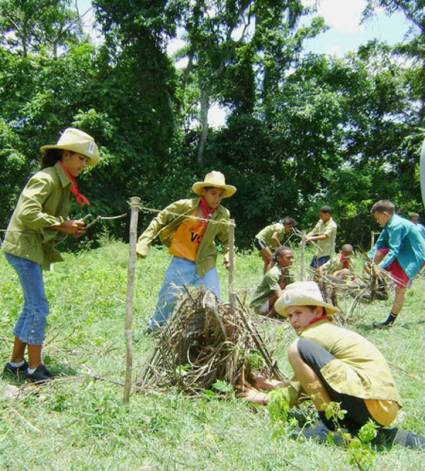 3 pioneros exploradores cabaiguan