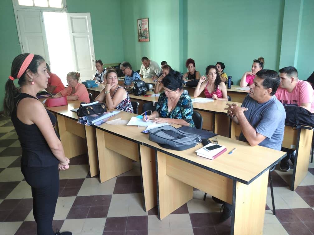 La Doctora Yaima Hernandez es profesora de la Universidad Jose Marti en la provincia de Sancti Spiritus