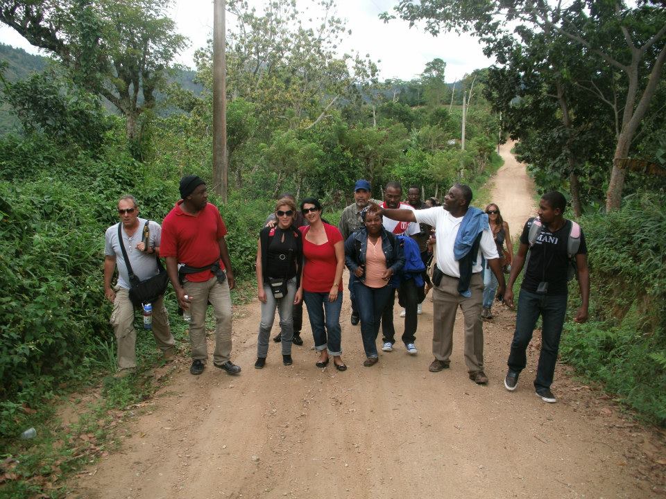 La doctora Yaima Hernandez durante talleres en Republica Dominicana