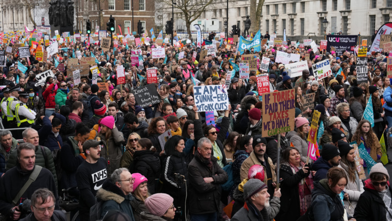 Reino Unido se enfrenta a su mayor jornada de huelga de la última década