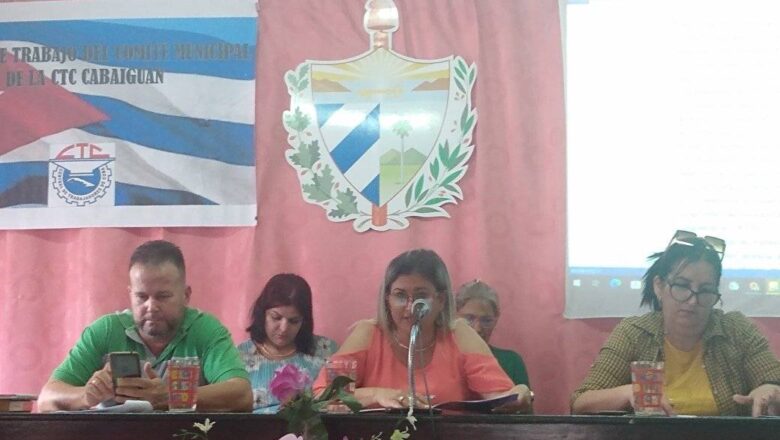 Pasa revista de su gestión la Central de Trabajadores de Cuba del municipio durante el año 2022