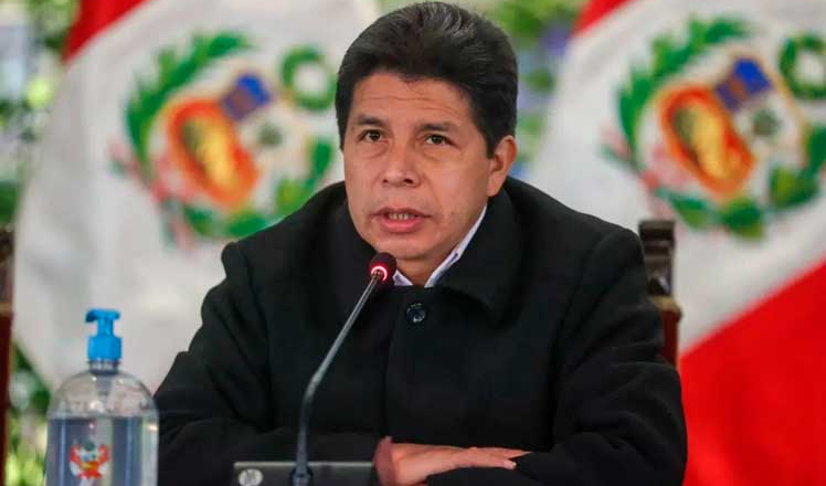Fiscalía peruana pide 36 meses de prisión para Pedro Castillo