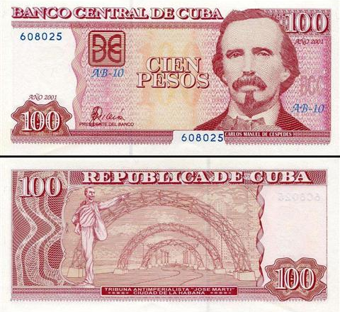 Banco Central de Cuba pone en circulación nuevo billete de 100 pesos