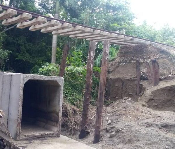 Afectada Línea Norte de Sancti Spíritus por severo deslave