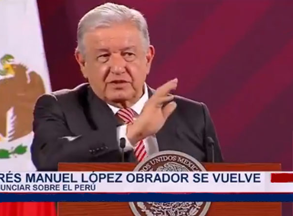 López Obrador: México no mantendrá relaciones con Perú “mientras no haya normalidad democrática”