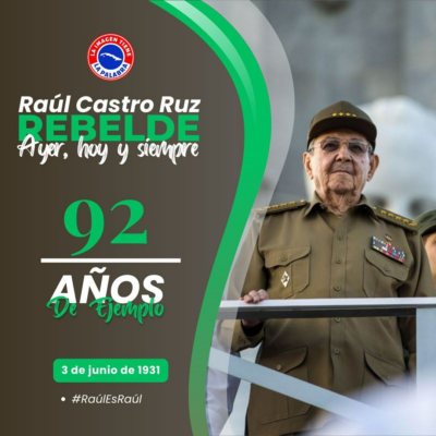 Presidente de Cuba felicitó a Raúl Castro en su 92 cumpleaños