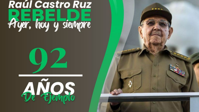 Presidente de Cuba felicitó a Raúl Castro en su 92 cumpleaños