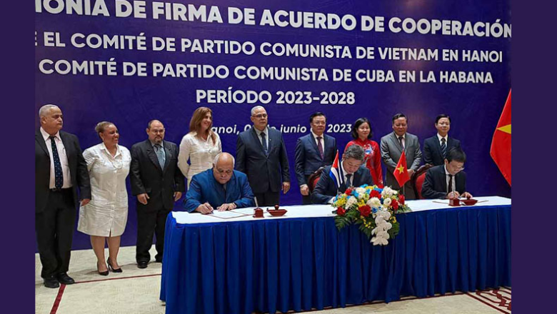 Hanoi entrega donación de dos mil toneladas de arroz a La Habana