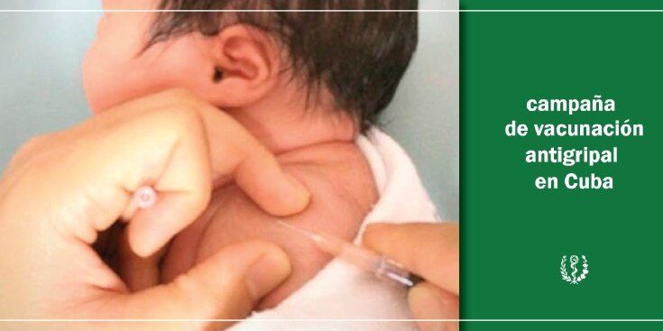 Realizaron en Cabaiguán campaña de vacunación antigripal para niños de seis meses y hasta los cinco años, 11 meses y 29 días de nacidos