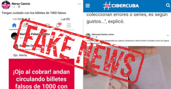 Banco Central de Cuba desmiente rumores sobre billetes con errores en su impresión.
