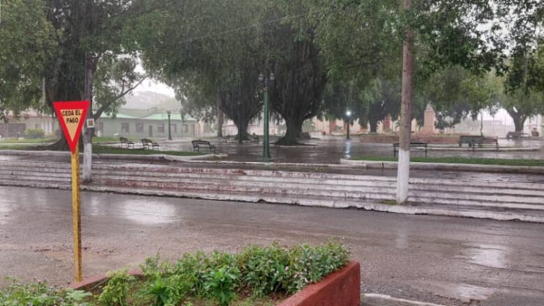 Amanecer mojado en Cabaiguán