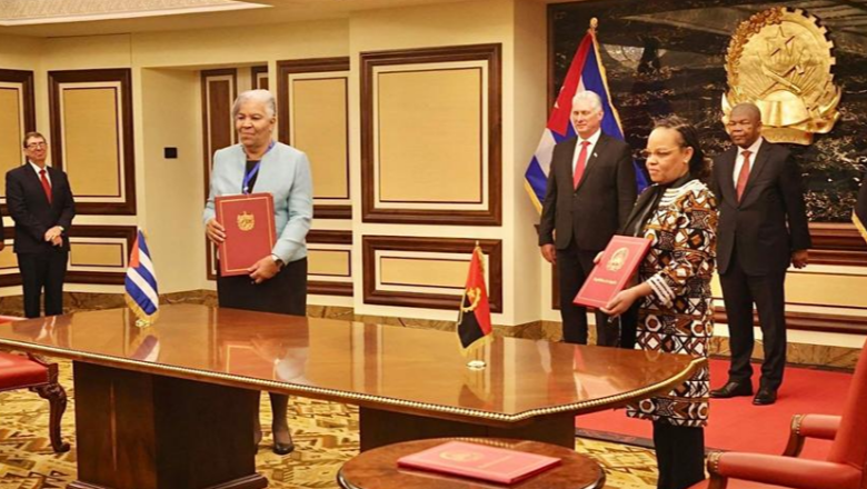 Angola y Cuba firman acuerdos de cooperación