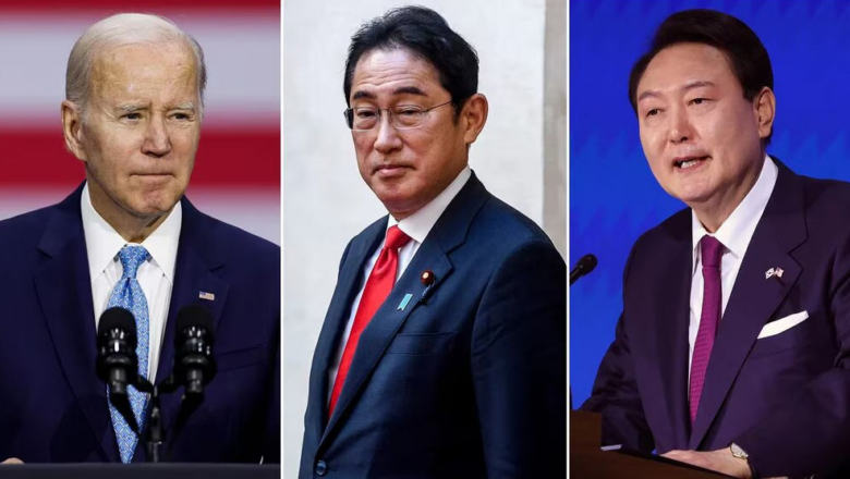 EEUU, Japón y Corea del Sur, alianza contra China en Camp David