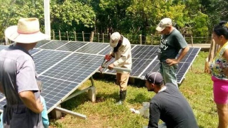 Comunidades montañosas de trinidad se benefician con sistemas de bombeo más eficientes