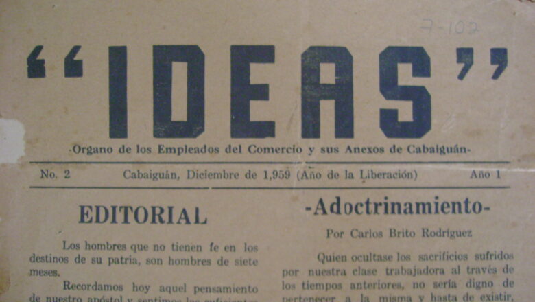 Ideas: primer periódico cabaiguanense
